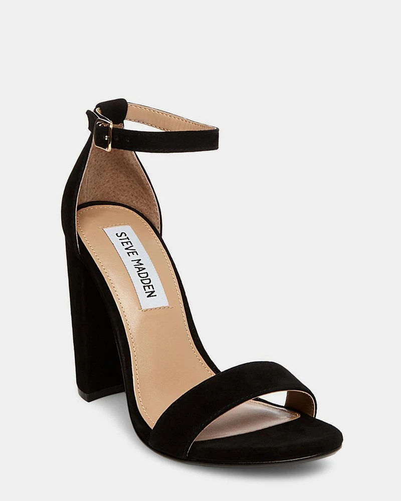 CARRSON BLACK SUEDE