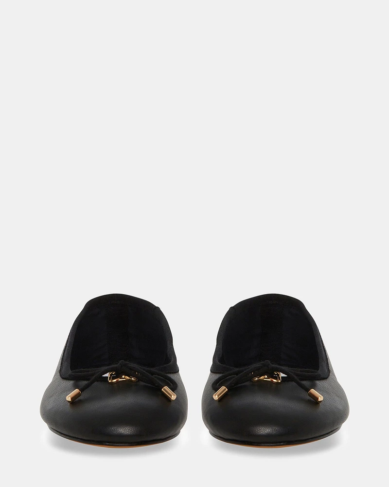 BLOSSOMS BLACK LEATHER
