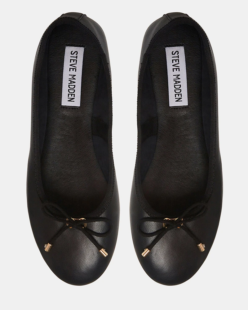 BLOSSOMS BLACK LEATHER