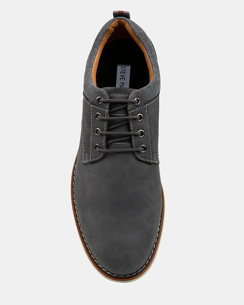 JAXSON GREY NUBUCK