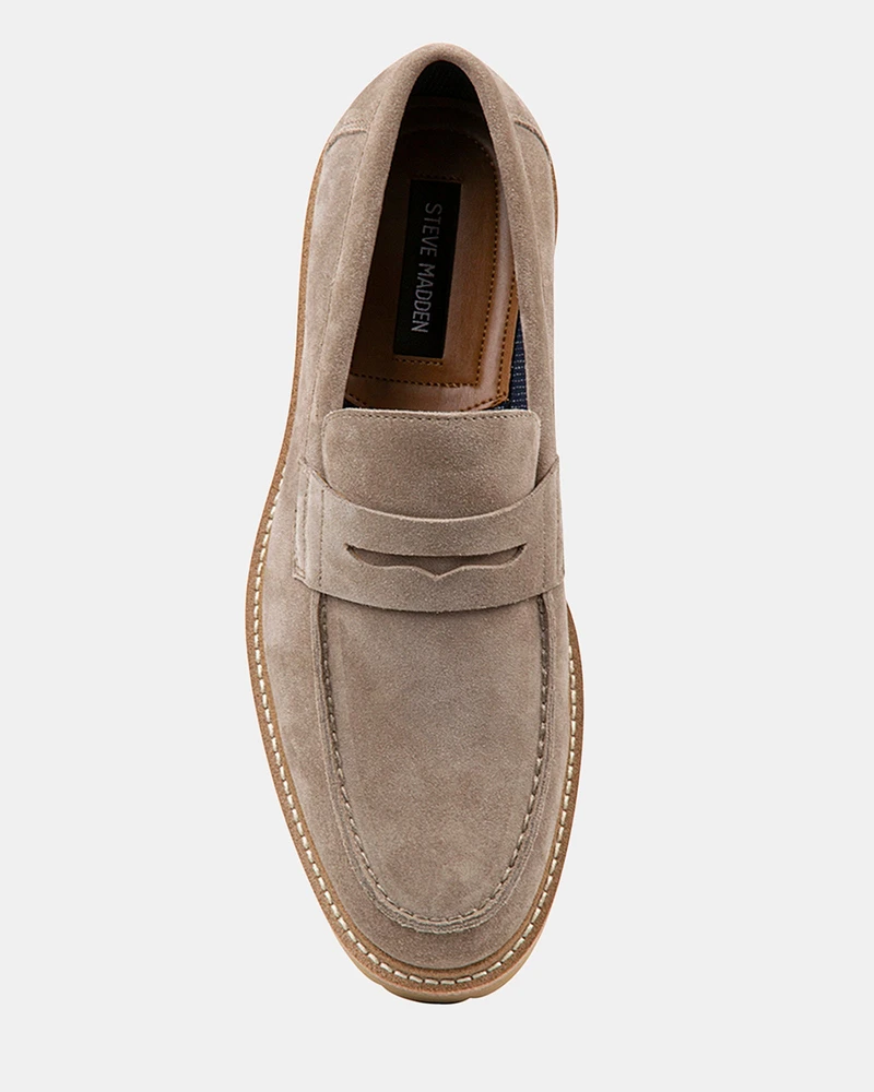 KAYVONN TAUPE SUEDE
