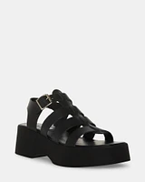 SARAI BLACK LEATHER