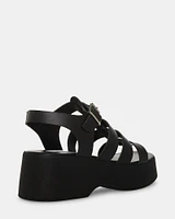 SARAI BLACK LEATHER