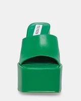 TRIXIE GREEN LEATHER