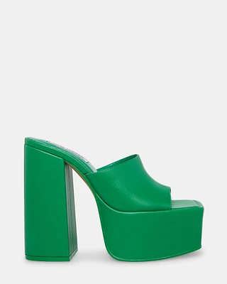 TRIXIE GREEN LEATHER