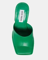 TRIXIE GREEN LEATHER