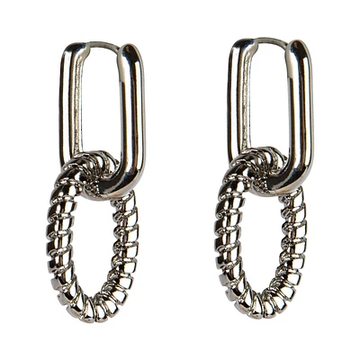 LINK EARRING SILVER