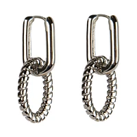 LINK EARRING SILVER