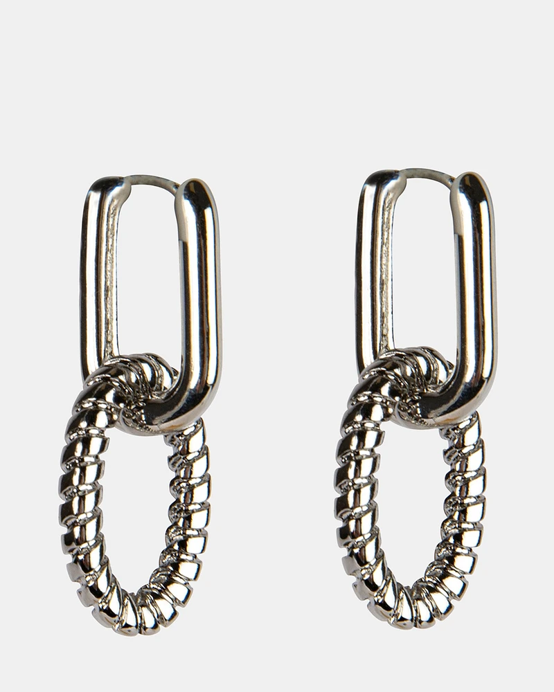 LINK EARRING SILVER
