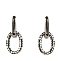 LINK EARRING SILVER