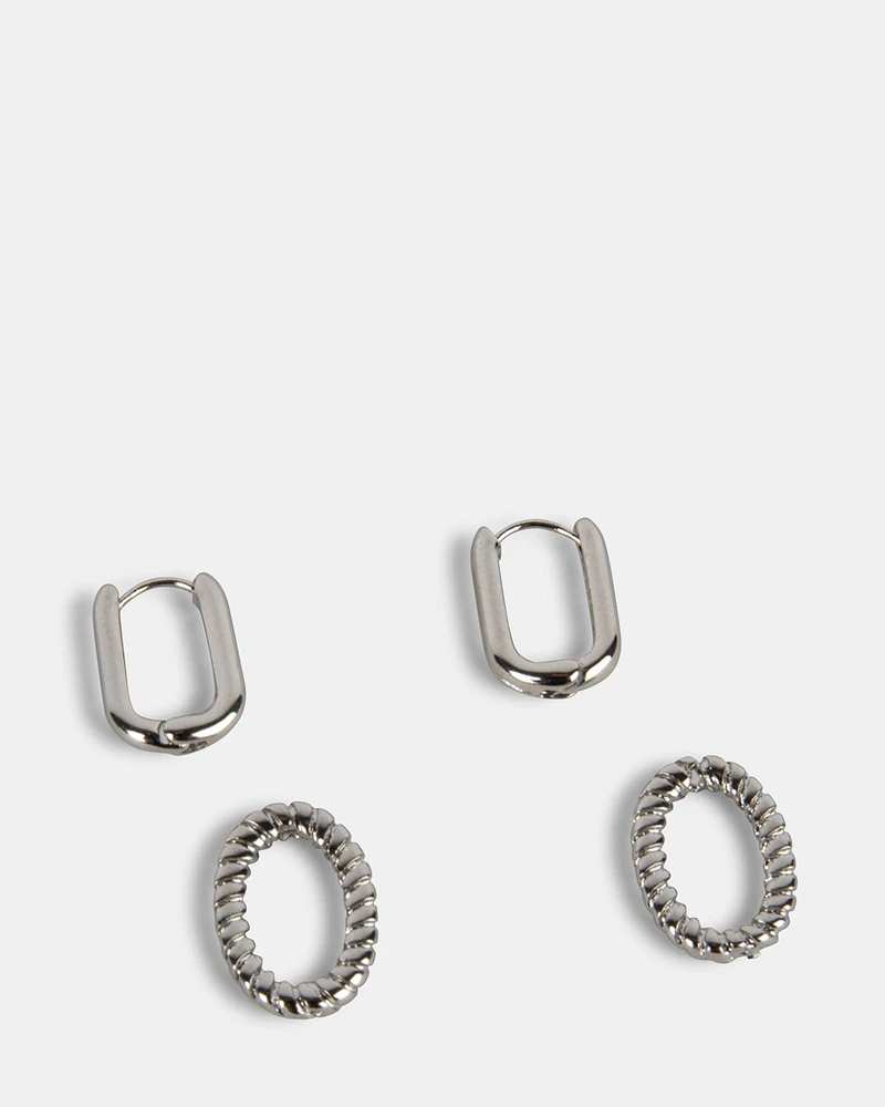 LINK EARRING SILVER
