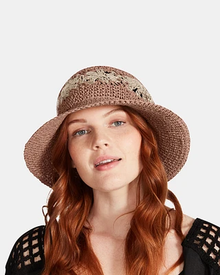 CROCHET HAT ROSE