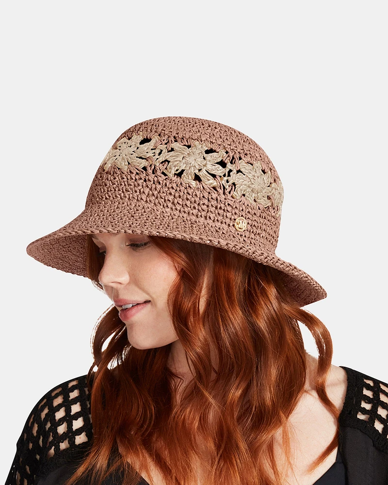 CROCHET HAT ROSE