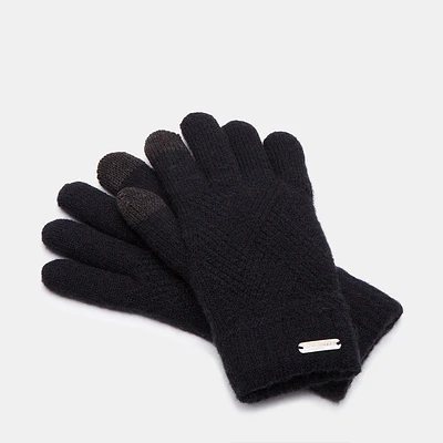 TOUCHSCREEN GLOVES BLACK