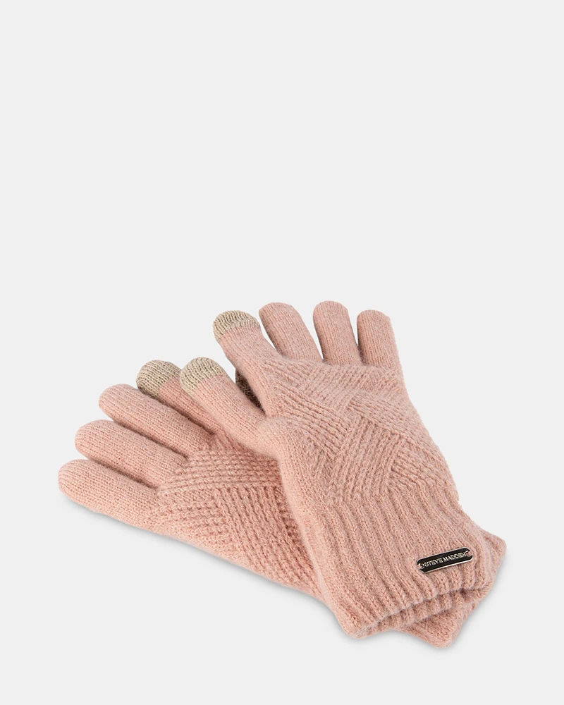 TOUCHSCREEN GLOVES BLUSH