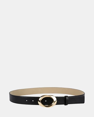 OVAL BUCKLE BELT BLACK MULTI