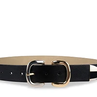 DOUBLE D-LINK BELT BLACK