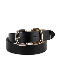 DOUBLE D-LINK BELT BLACK