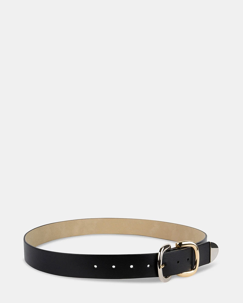 DOUBLE D-LINK BELT BLACK