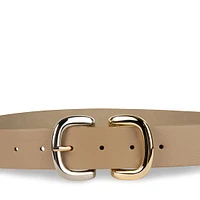 DOUBLE D-LINK BELT TAN