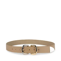 DOUBLE D-LINK BELT TAN