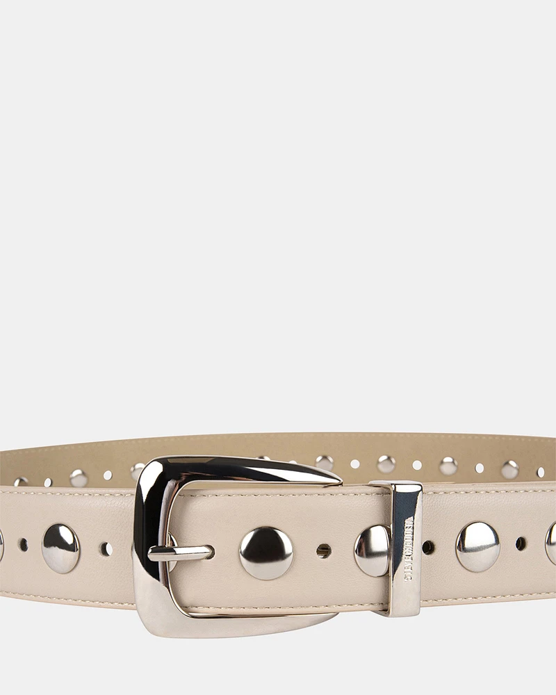 STUDDED BELT NATURAL