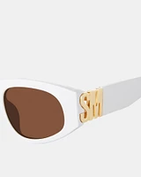 ADRIANE SUNGLASSES WHITE