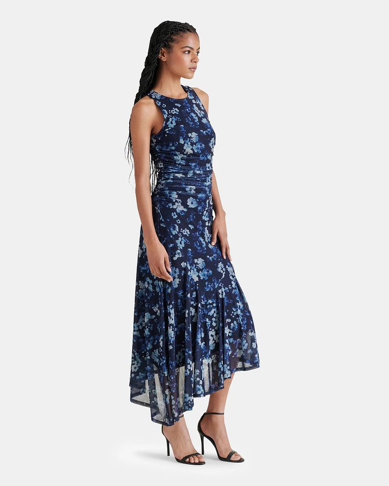 LANEY DRESS FLORAL INDIGO