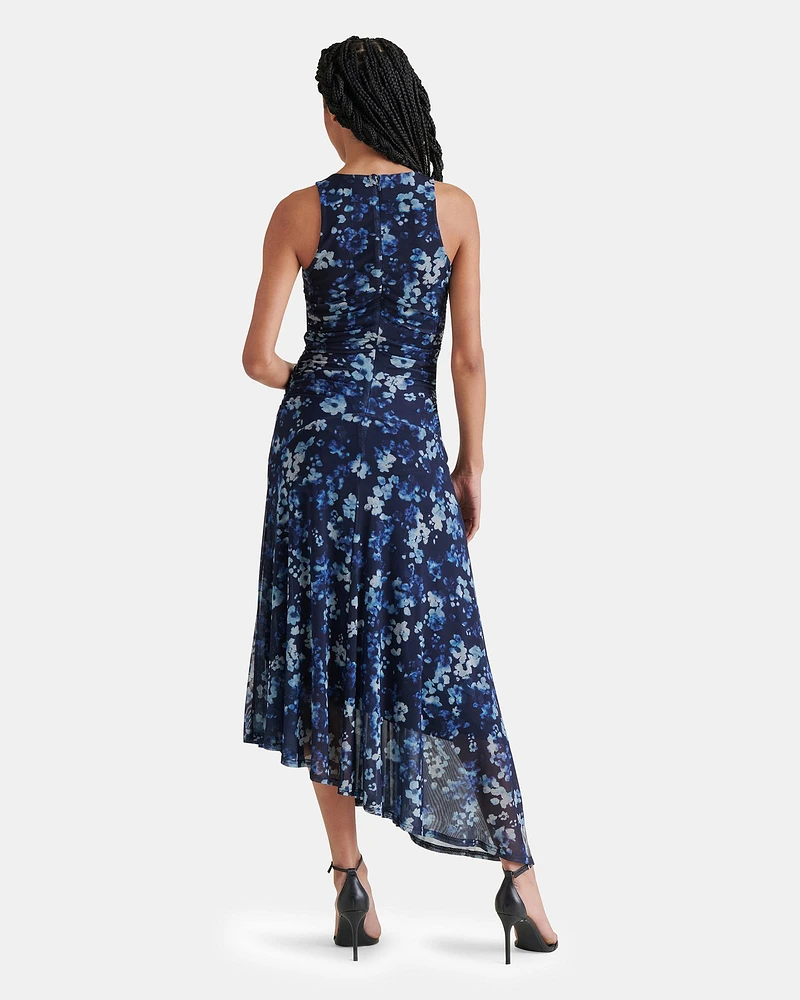 LANEY DRESS FLORAL INDIGO