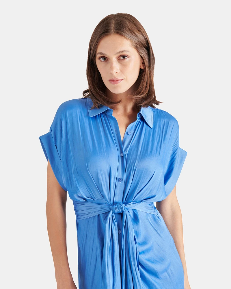 TORI DRESS INDIGO