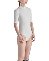 MOCK NECK BODYSUIT IVORY