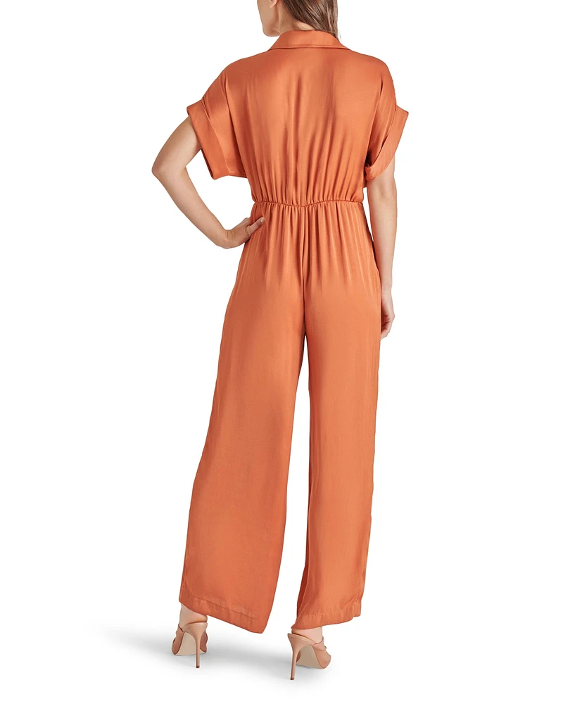TORI JUMPSUIT BROWN MULTI
