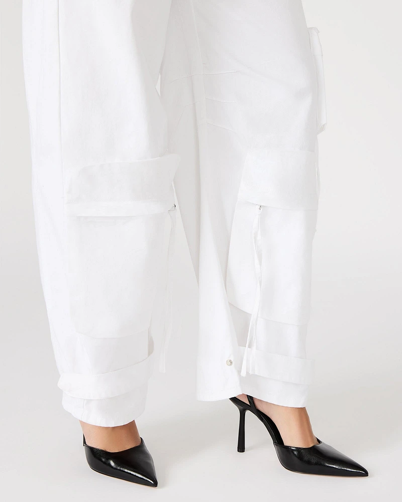 DUO CARGO PANT WHITE