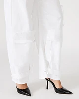 DUO CARGO PANT WHITE