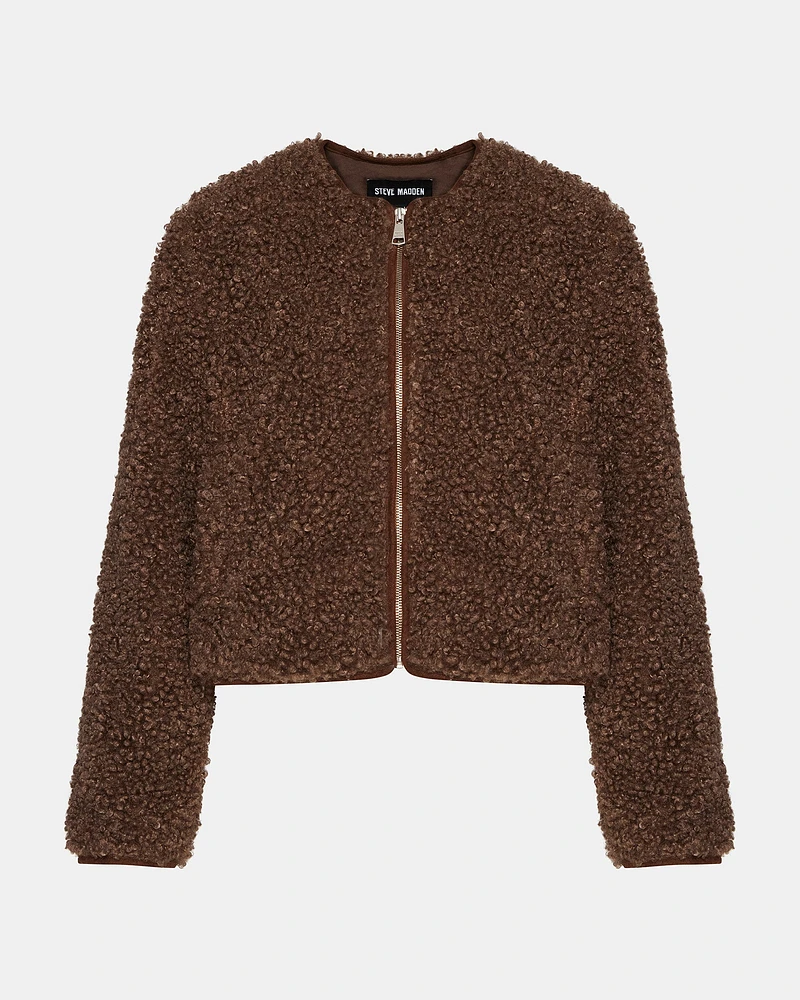 TEDDY JACKET COCOA