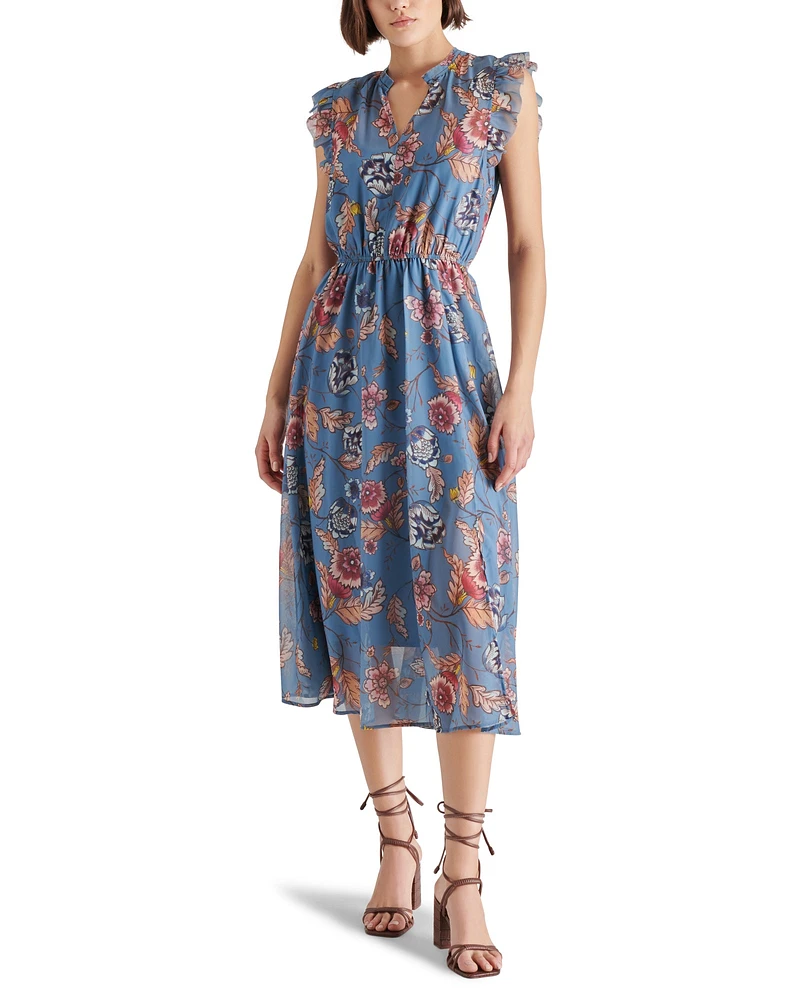 ALLEGRA DRESS BLUE MULTI