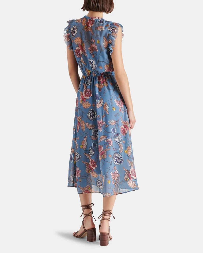 ALLEGRA DRESS BLUE MULTI