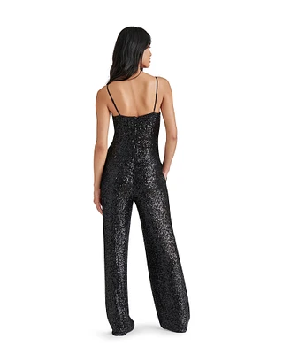 GLITTERINE JUMPSUIT BLACK