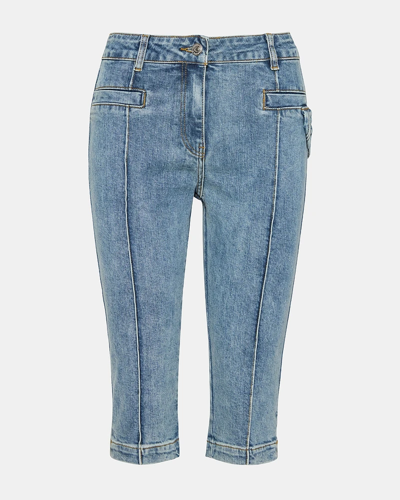 DELRAY CAPRI PANT BLUE