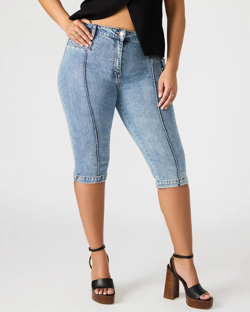 DELRAY CAPRI PANT BLUE