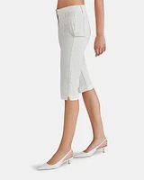 DELRAY CAPRI PANT WHITE