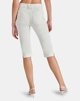 DELRAY CAPRI PANT WHITE