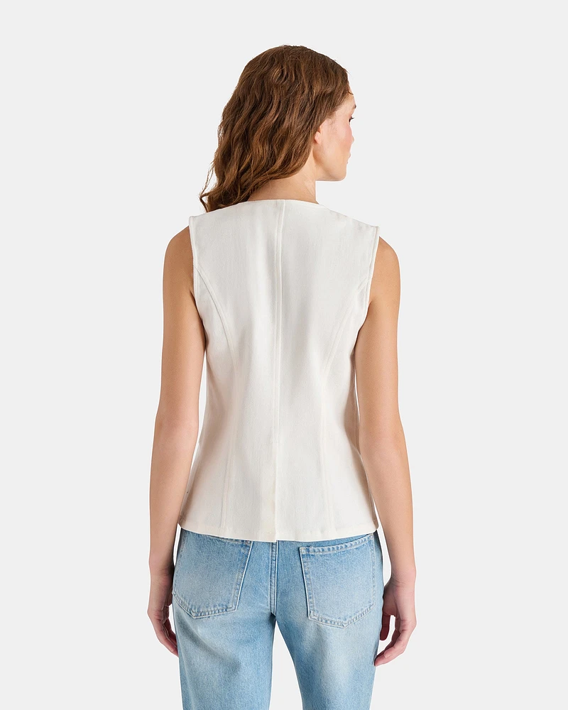 WESLEY TOP WHITE