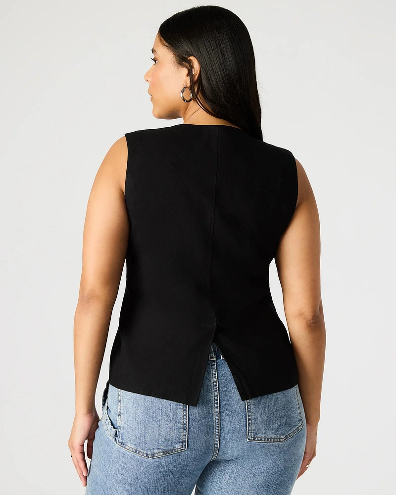 WESLEY TOP BLACK FABRIC