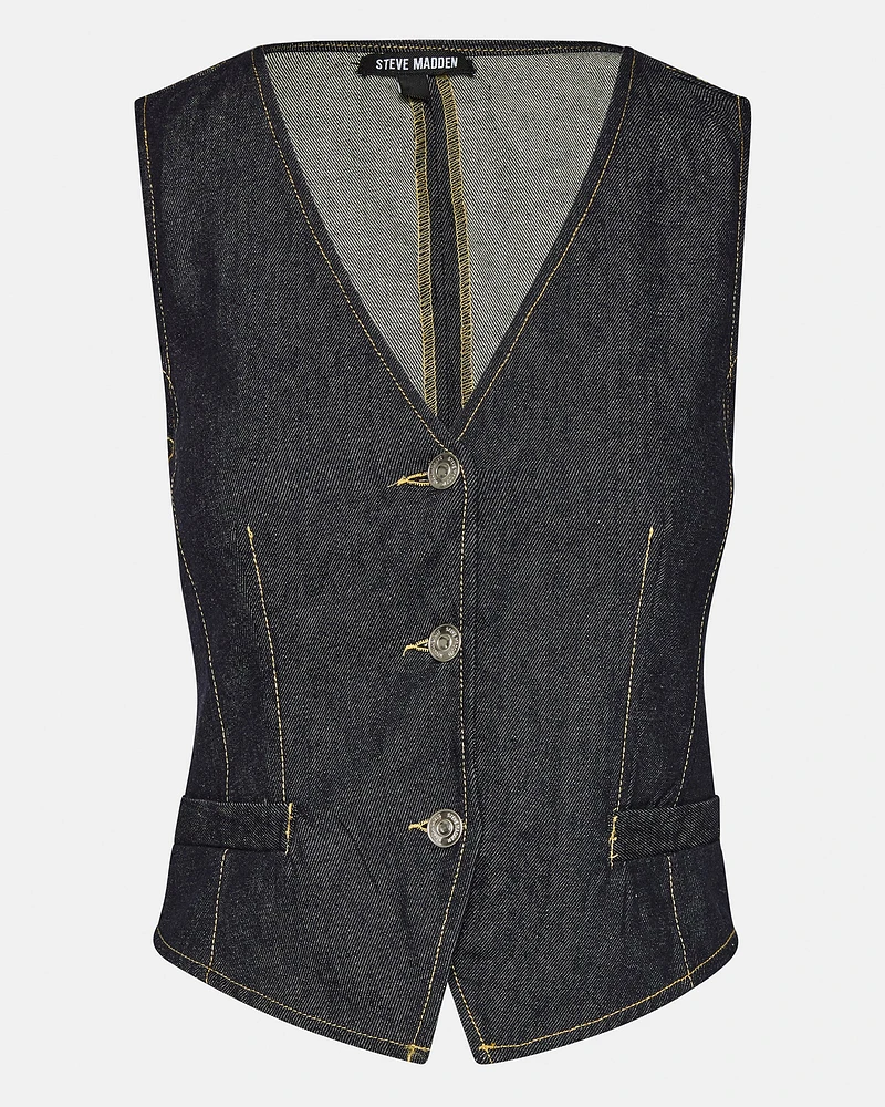 SELENE VEST DENIM INDIGO