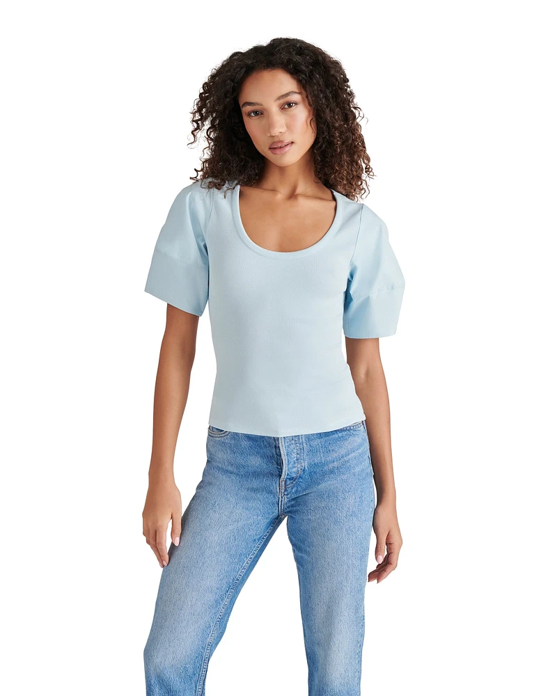 VALETTA TOP LIGHT BLUE