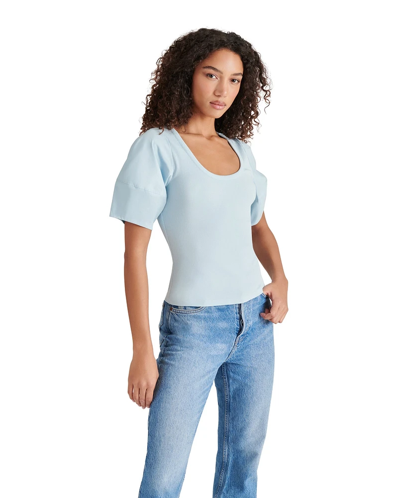VALETTA TOP LIGHT BLUE