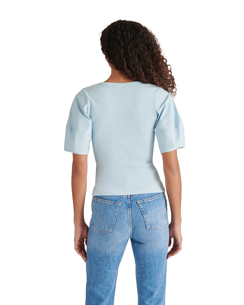 VALETTA TOP LIGHT BLUE