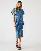 TORI DRESS DENIM LIGHT BLUE