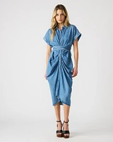 TORI DRESS DENIM LIGHT BLUE